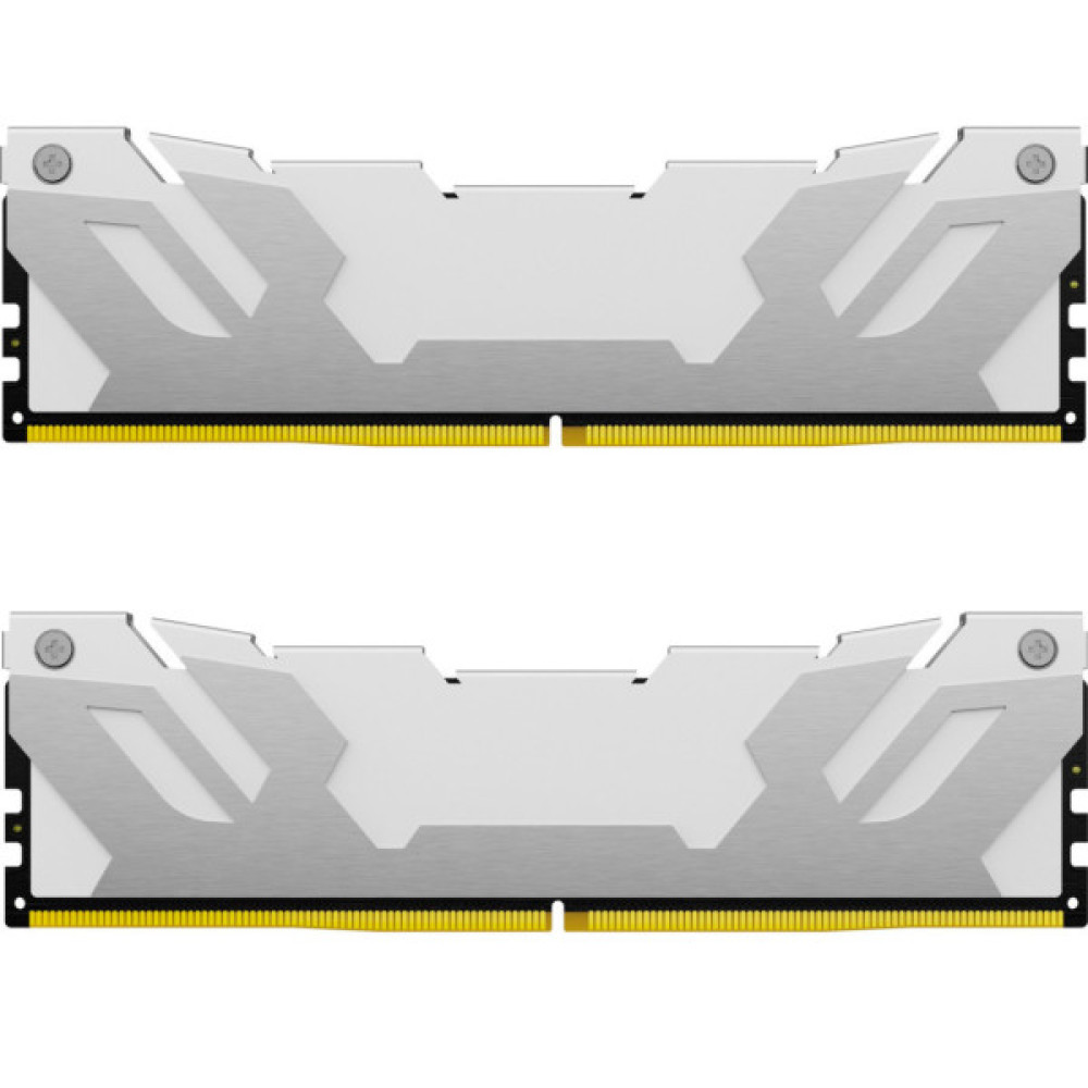 Модуль пам'яті для комп'ютера DDR5 32GB (2x16GB) 6400 MHz Renegade White XMP Kingston Fury (ex.HyperX) (KF564C32RWK2-32)