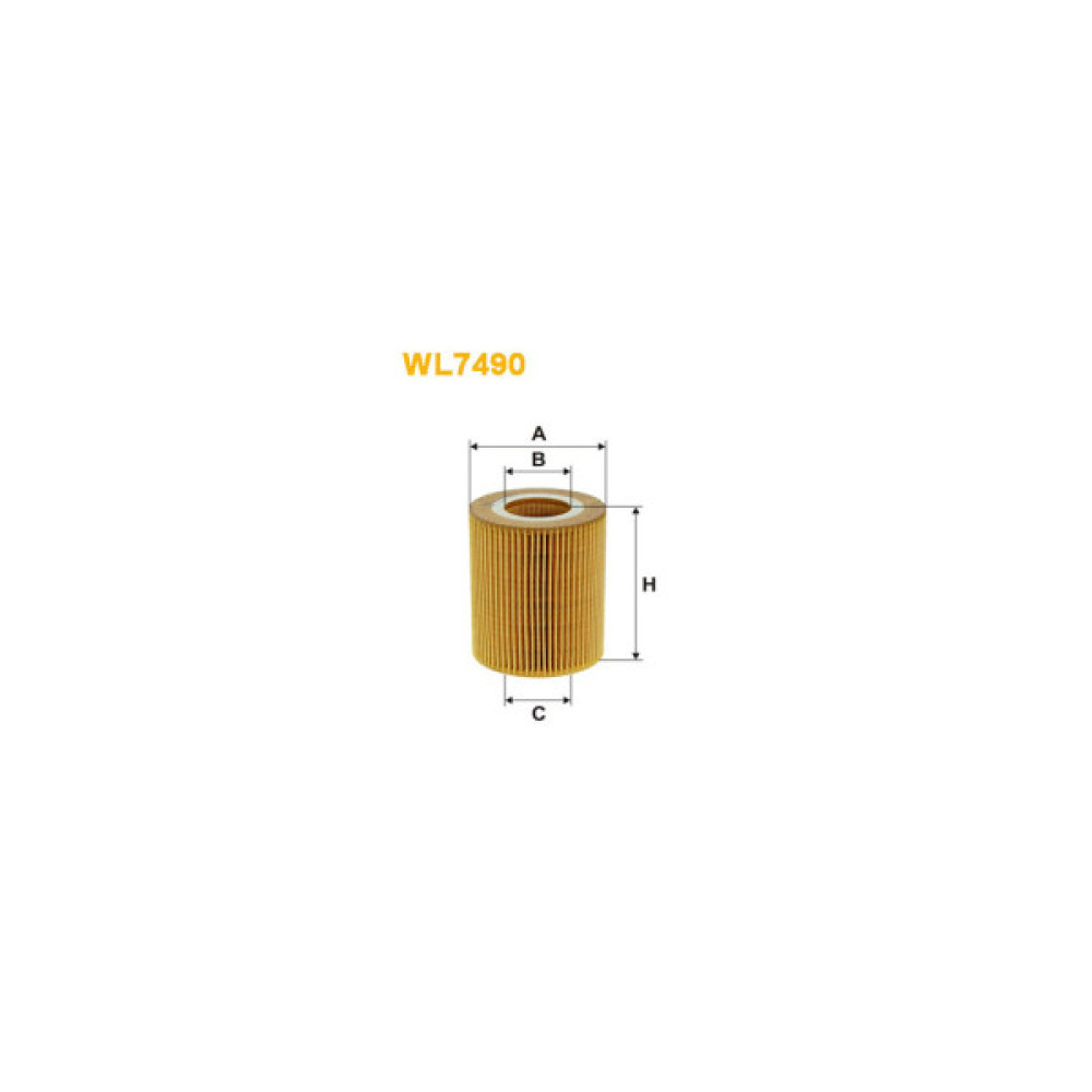 Фільтр масляний Wixfiltron WL7490
