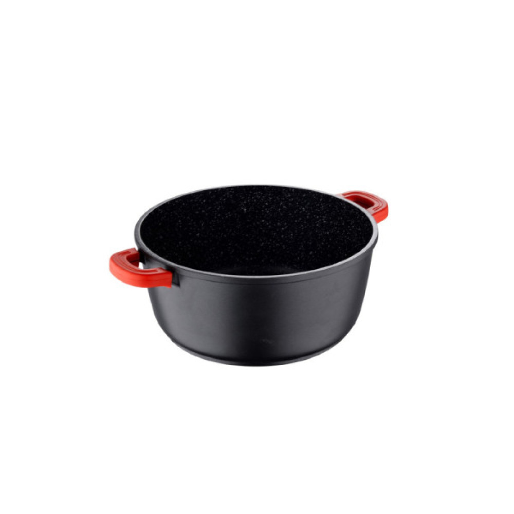 Каструля Bergner Chroma, з кришкою 20 см, 2.2 л (BG-30114-BK)
