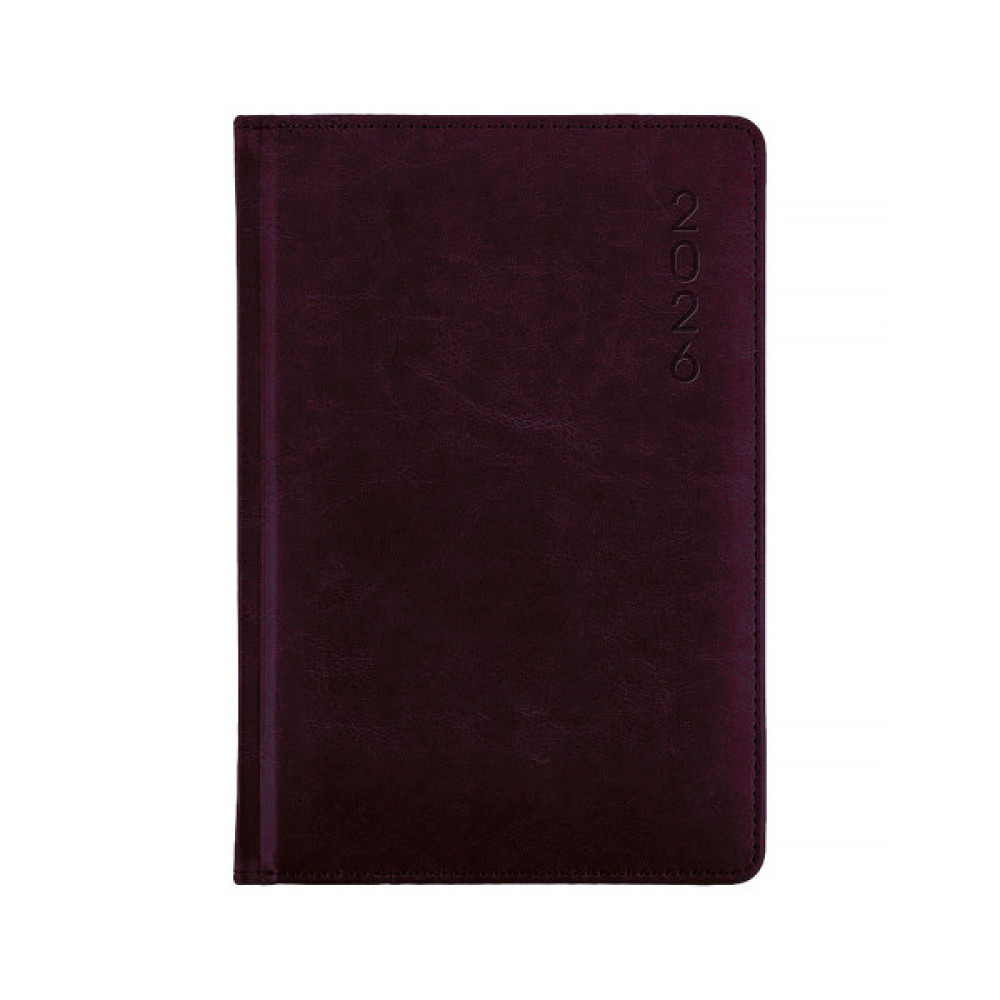 Тижневик Axent датований 2026 Classic Lux, 145х210, коричневий (8844-26-4-A)