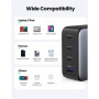 Зарядний пристрій Ugreen 4xUSB 100W GAN (USB-A+3*USB-C) Tech Fast Charger CD226 Grey (90575) Зарядний пристрій Ugreen 4xUSB 100W GAN (USB-A+3*USB-C) Tech Fast Charger CD226 Grey (90575)