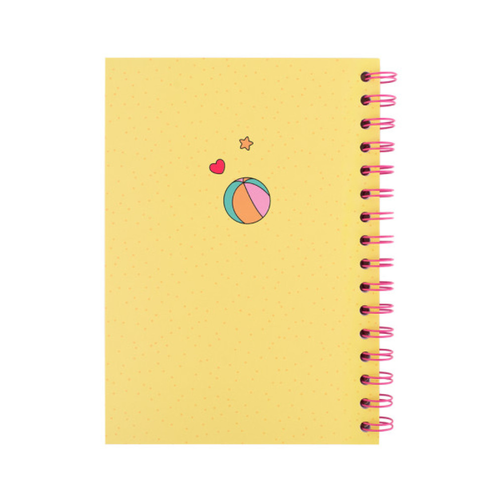 Блокнот Kite на спіралі A5 Cute 1, 80 аркушів, клітинка (K25-1911-1)