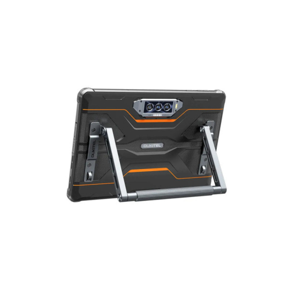 Планшет OUKITEL RT8 11" 6/256GB NFC LTE Dual Sim Black-Orange with hand з ручкою (6931940756396)