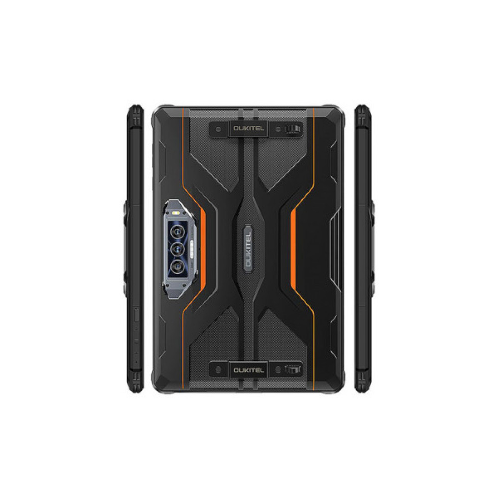 Планшет OUKITEL RT8 11" 6/256GB NFC LTE Dual Sim Black-Orange with hand з ручкою (6931940756396)