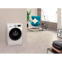 Пральна машина Whirlpool фронтальна, 8кг, 1200, A+++, 60см, дисплей, пара, інвертор, люк чорний, білий
