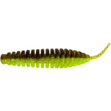 Силікон рибальський FishUP Tanta 3" 203 - Green Pumpkin/Flo Chartreuse (6шт/уп) (1864.00.44)