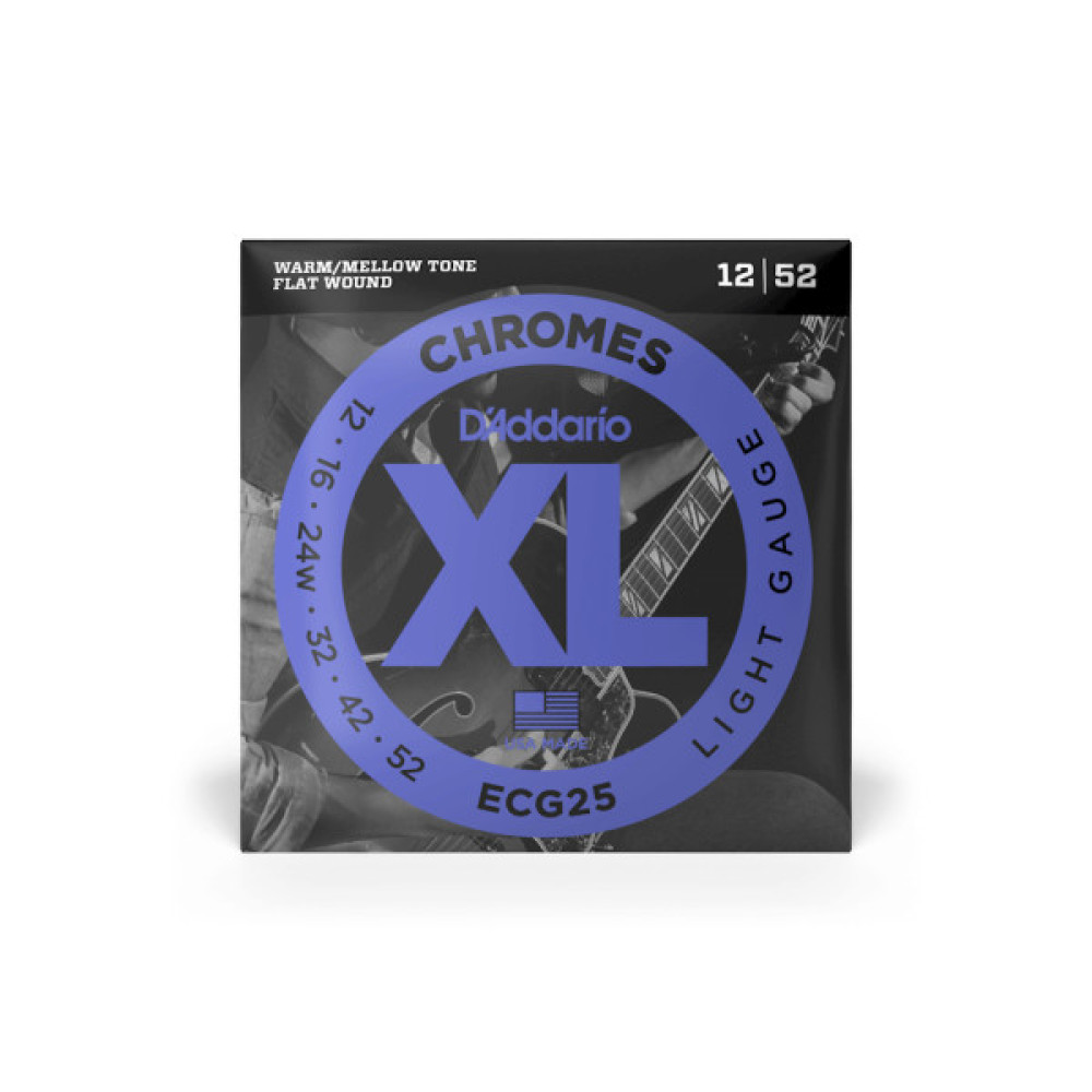 Струни для гітари D'Addario XL Chromes Light (12-52) (ECG25)
