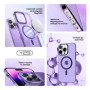 Чохол до мобільного телефона Armorstandart Y23 MagSafe Apple iPhone 15 Pro Max Transparent Purple (ARM68569) Чохол до мобільного телефона Armorstandart Y23 MagSafe Apple iPhone 15 Pro Max Transparent Purple (ARM68569)