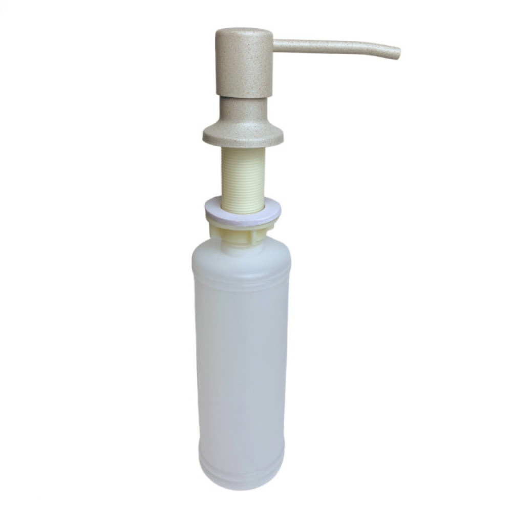 Набір кухонний Adamant Minimal, штучний камінь, прямокут., з крилом, 615х495х200мм, чаша - 1, врізна, Avena + змішувач та дозатор