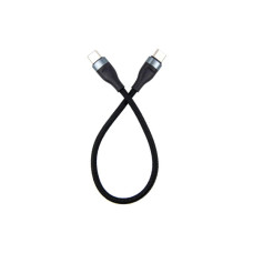 Дата кабель USB-C to USB-C 0.25m black Dengos (NTK-TC-TC-SHRT-BLACK)