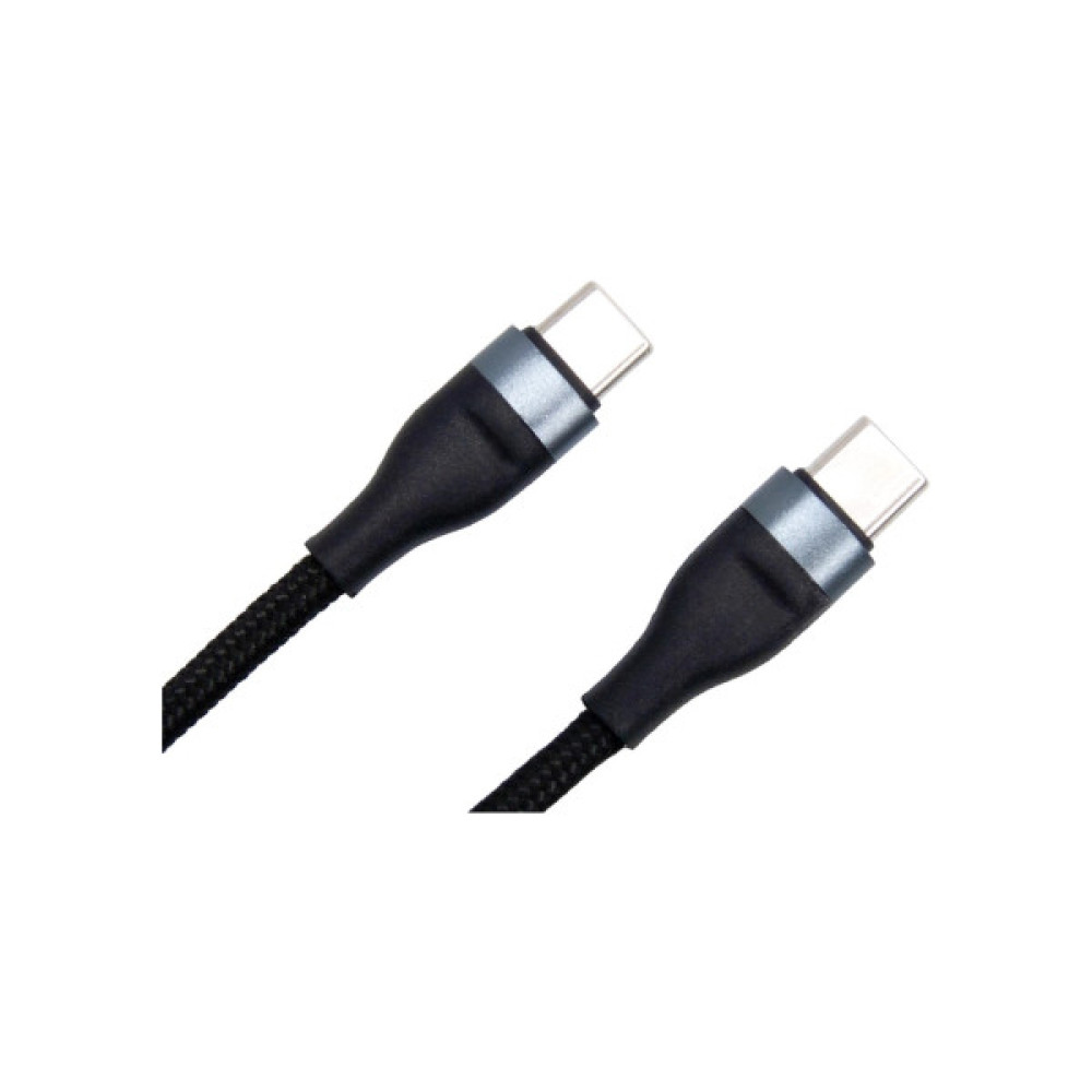 Дата кабель USB-C to USB-C 0.25m black Dengos (NTK-TC-TC-SHRT-BLACK)