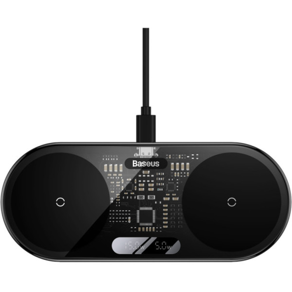 Зарядний пристрій Baseus 20W Digital LED Display (WXSX010101)