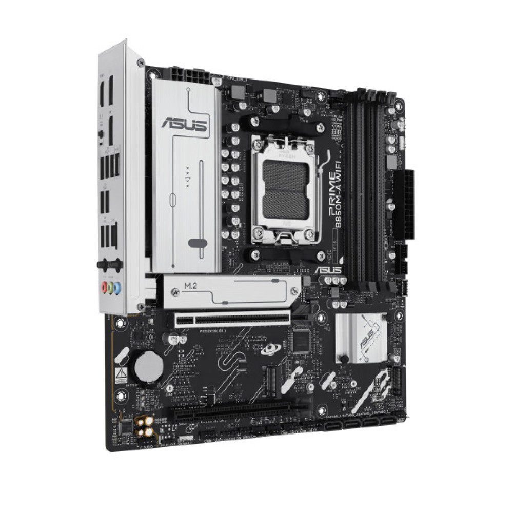 Материнcька плата ASUS PRIME B850M-A WIFI sAM5 B850 4xDDR5 M.2 HDMI DP WiFi BT mATX
