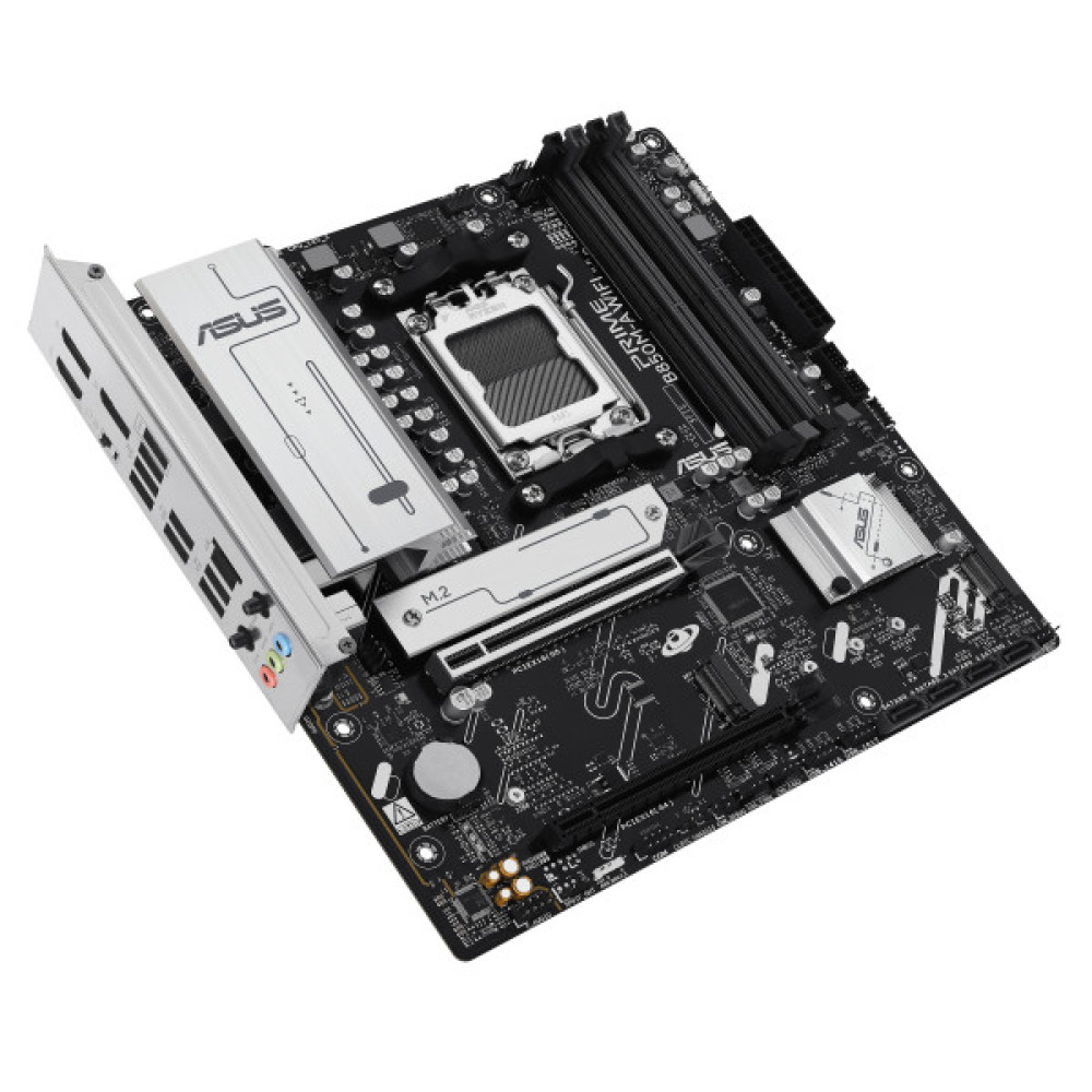 Материнcька плата ASUS PRIME B850M-A WIFI sAM5 B850 4xDDR5 M.2 HDMI DP WiFi BT mATX