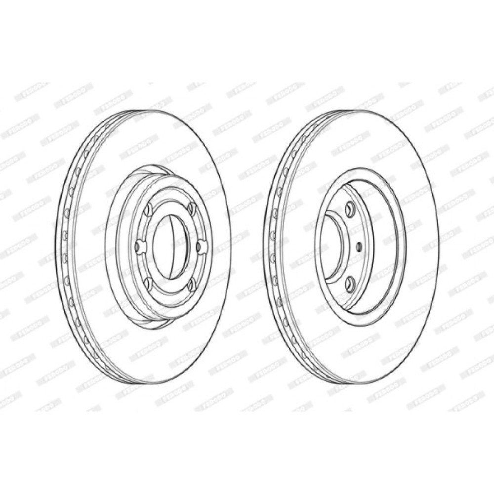 Гальмівний диск FERODO DDF1978