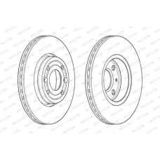 Гальмівний диск FERODO DDF1978