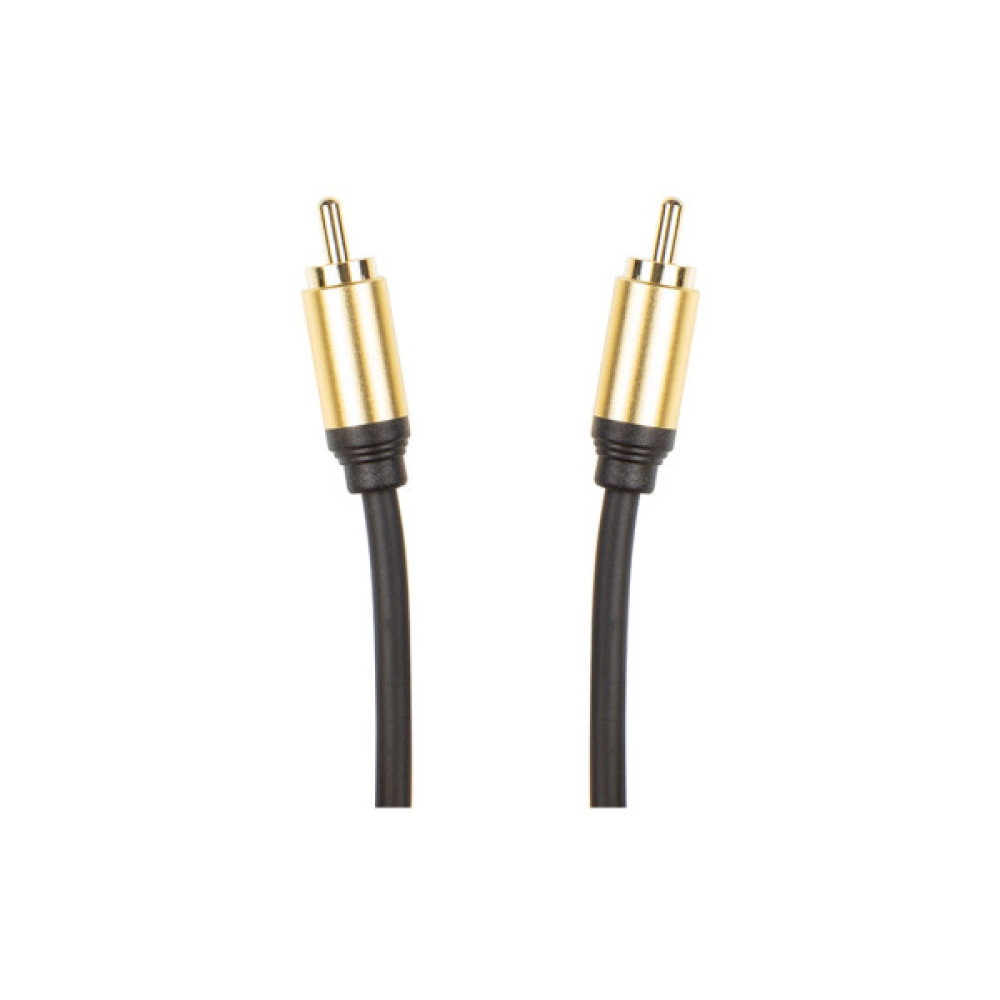 Кабель мультимедійний 1xRCA M to 1xRCA M 1.0m PowerPlant (CA911752)