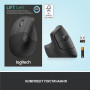 Мишка Logitech Lift Left Vertical Ergonomic Wireless/Bluetooth Graphite (910-006474) Мишка Logitech Lift Left Vertical Ergonomic Wireless/Bluetooth Graphite (910-006474)