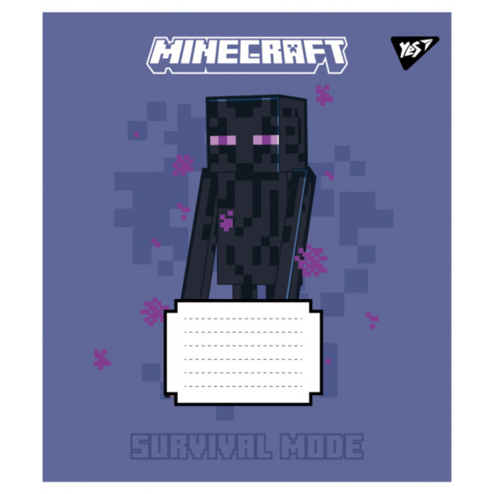 Зошит Yes Minecraft Signs А5 24 аркушів клітинка (767561)