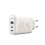 Зарядний пристрій XO 2xUSB-C PD65W + 1xUSB 45W white (СE04-WH) Зарядний пристрій XO 2xUSB-C PD65W + 1xUSB 45W white (СE04-WH)