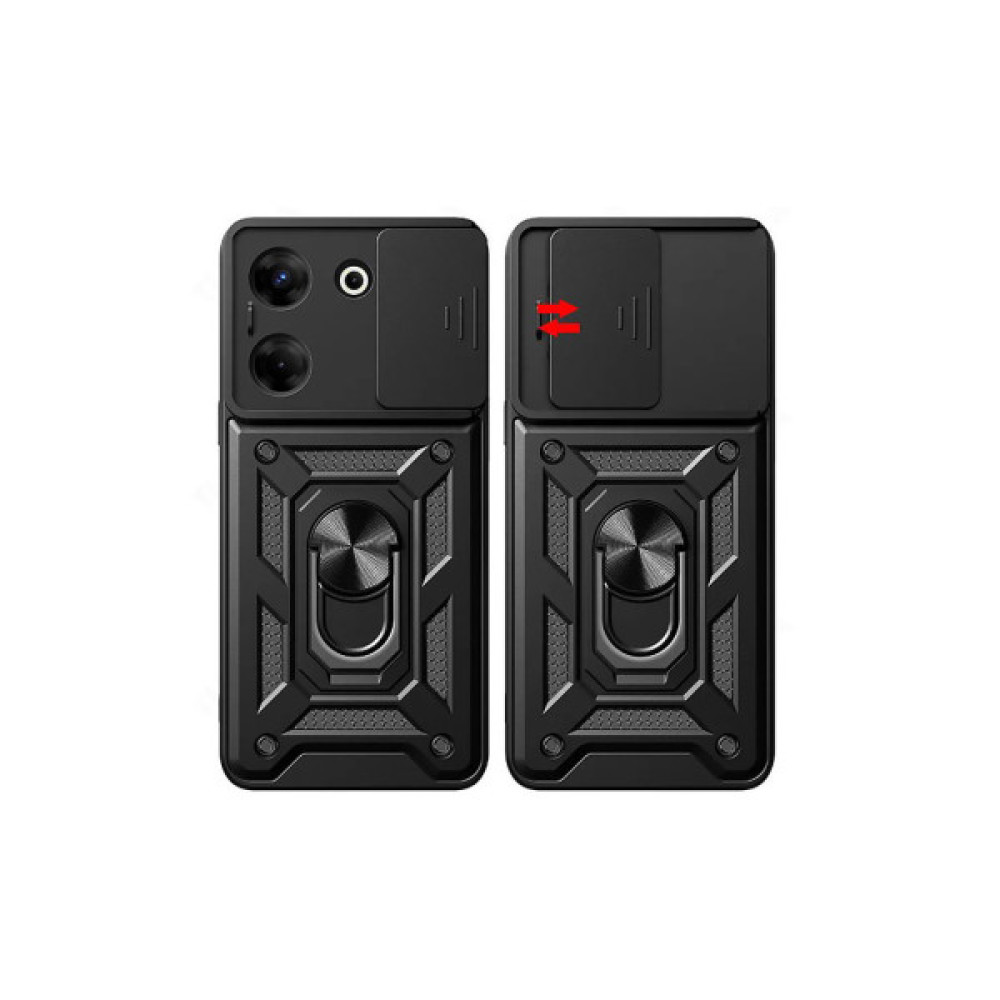 Чохол до мобільного телефона BeCover Military Tecno Camon 20 Pro (CK7n) Black (710003) Чохол до мобільного телефона BeCover Military Tecno Camon 20 Pro (CK7n) Black (710003)