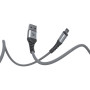 Дата кабель USB 2.0 AM to Micro 5P 1.0m Flex Gray Pixus (4897058531145) Дата кабель USB 2.0 AM to Micro 5P 1.0m Flex Gray Pixus (4897058531145)