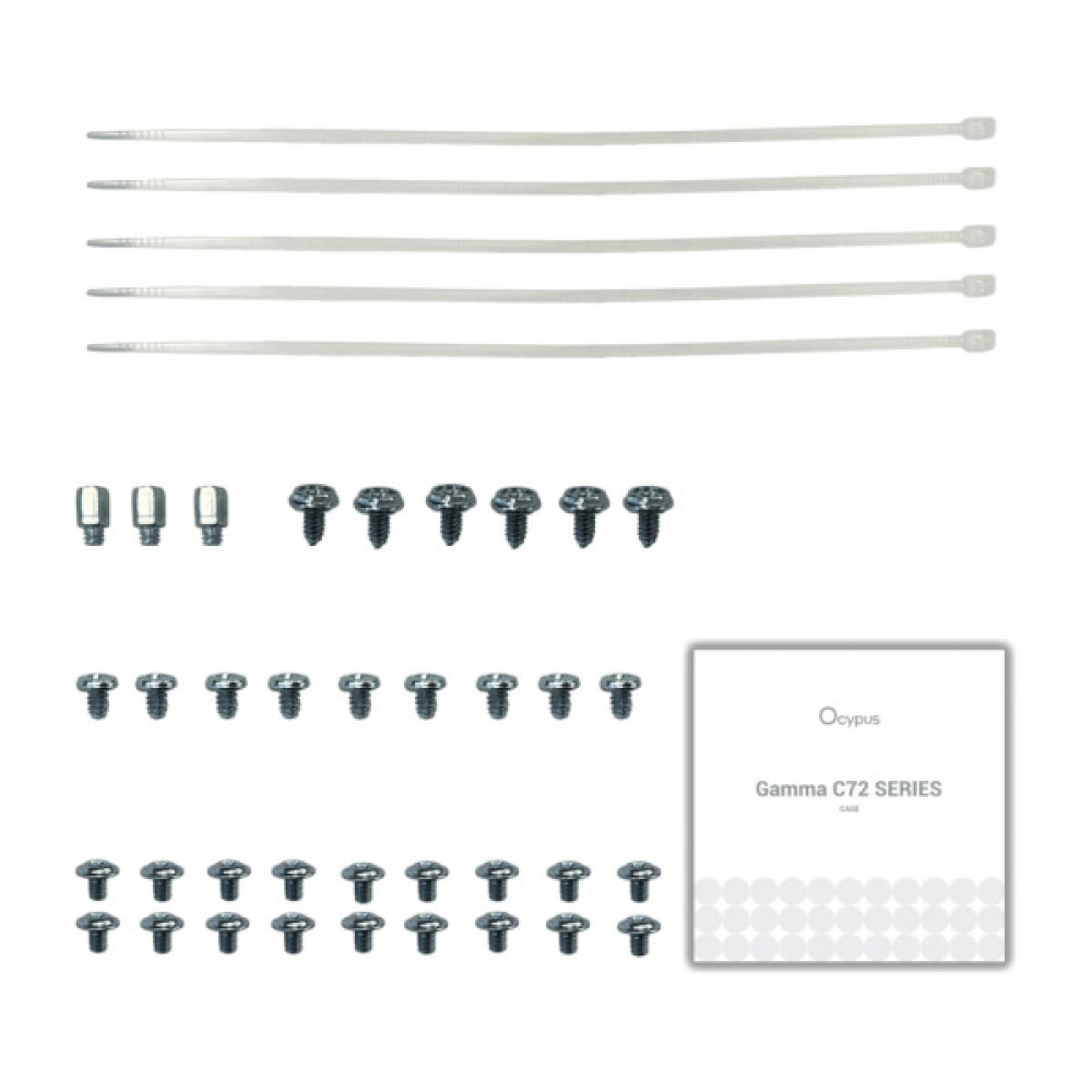 Корпус для ПК OCYPUS GAMMA C72 WH ARGB (GAMMA-C72-WHD400XX-GL)