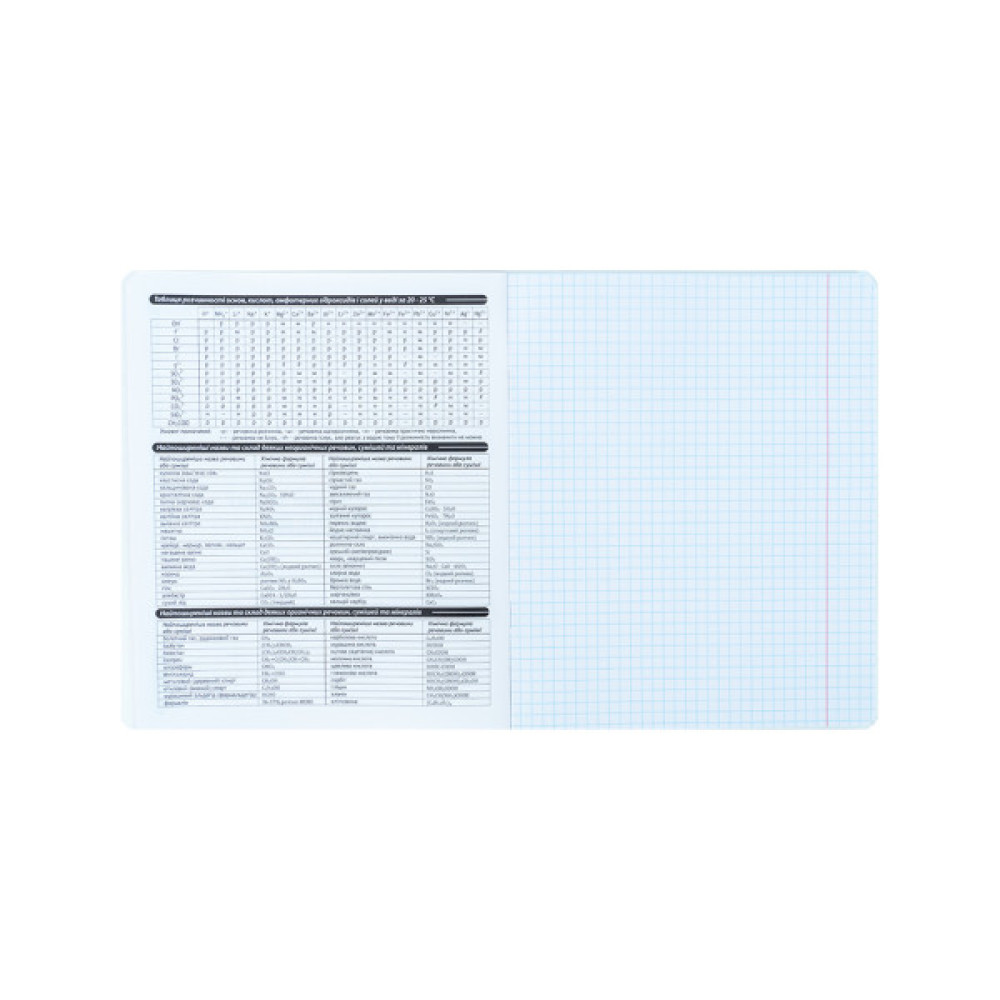 Зошит Kite предметний Bright 48 аркуші, клітинка, хімія (K25-240-16)