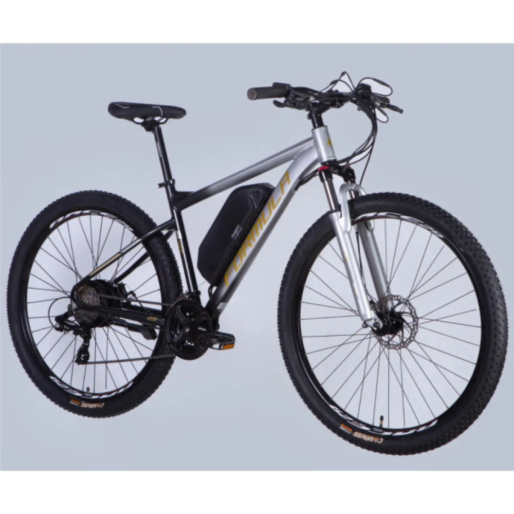 Електровелосипед Formula 29" eF-1 DD CS рама-18,5" 48B 12.5А*г 500Вт 2026 сріблясто-чорний (ELB-FR-29-250)