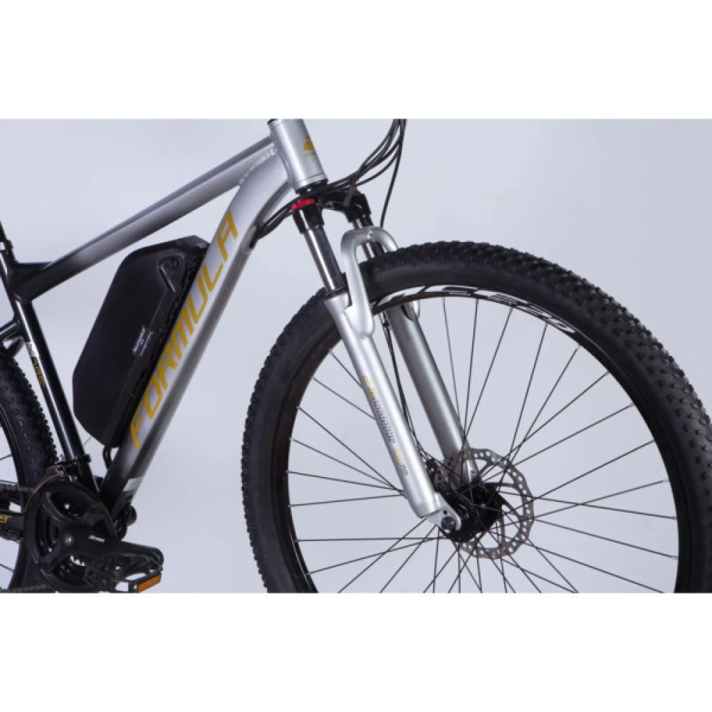 Електровелосипед Formula 29" eF-1 DD CS рама-18,5" 48B 12.5А*г 500Вт 2026 сріблясто-чорний (ELB-FR-29-250)