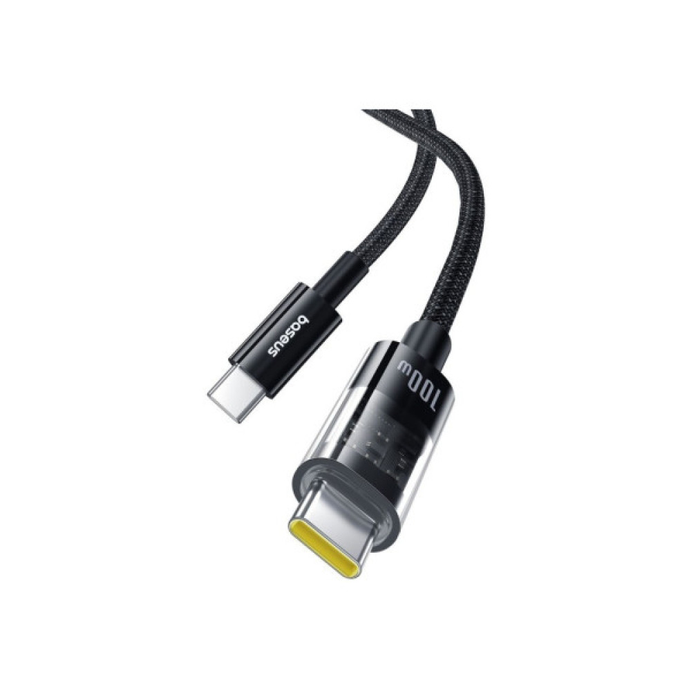 Дата кабель USB-C to USB-C 1.0m 100W black Baseus (1167202)
