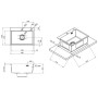 Мийка кухонна Kroner KD5843HM (CV027241) Мийка кухонна Kroner KD5843HM (CV027241)