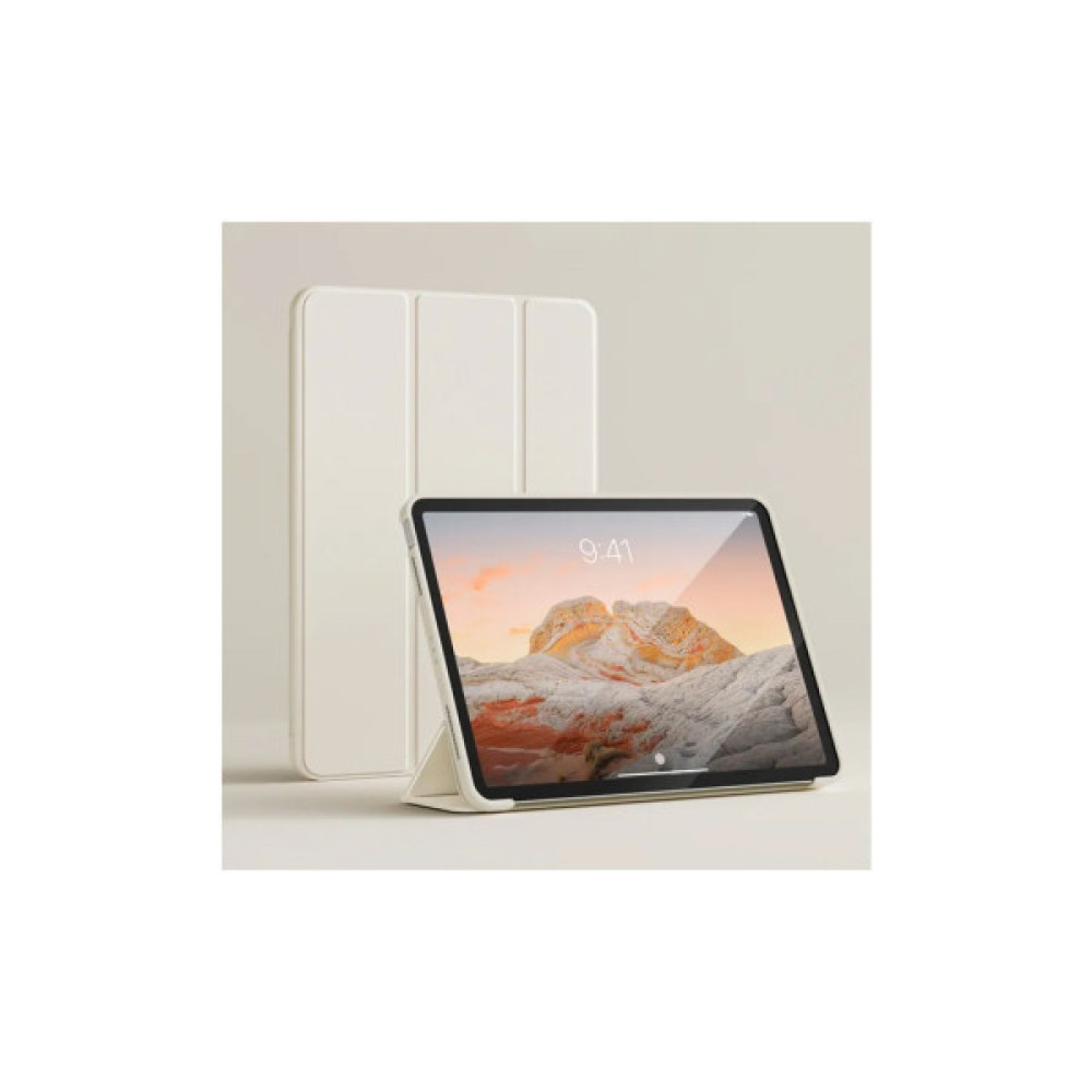 Чохол до планшета BeCover Tri Fold Soft TPU Silicone BeCover Apple iPad Air (4/5) 2020/2022 10.9" Beige (711734)