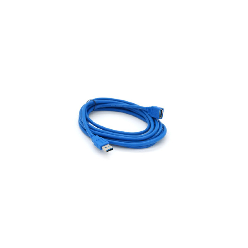 Дата кабель USB 3.0 AM/AF 3.0m blue Voltronic (YT-3.0AM\AF-3.0BL)