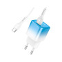 Зарядний пристрій HOCO C101A USB-C PD20W + cable USB-C to USB-C Ice Blue (6931474769398) Зарядний пристрій HOCO C101A USB-C PD20W + cable USB-C to USB-C Ice Blue (6931474769398)
