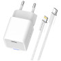 Зарядний пристрій ColorWay C101D GaN Mini 20W PD PPS USB-C + cable USB-C to Lightning white (CW-CHS059PDL-WT) Зарядний пристрій ColorWay C101D GaN Mini 20W PD PPS USB-C + cable USB-C to Lightning white (CW-CHS059PDL-WT)