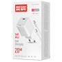 Зарядний пристрій ColorWay C101D GaN Mini 20W PD PPS USB-C + cable USB-C to Lightning white (CW-CHS059PDL-WT) Зарядний пристрій ColorWay C101D GaN Mini 20W PD PPS USB-C + cable USB-C to Lightning white (CW-CHS059PDL-WT)
