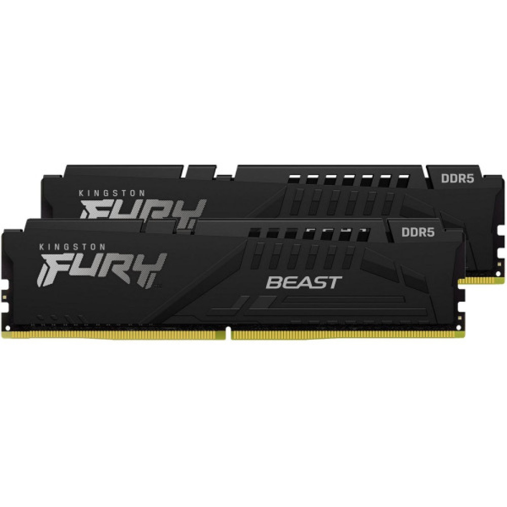 Пам'ять ПК Kingston DDR5 16GB KIT (8GBx2) 6000 FURY Beast Black EXPO