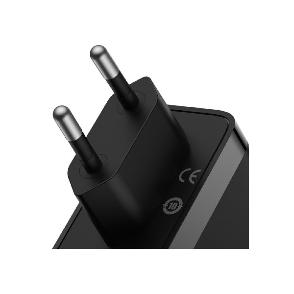 Зарядний пристрій Baseus 2xUSB-C 140W + 1xUSB GaN + cable USB-C to USB-C black (CCGP100201)