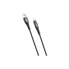 Дата кабель USB 2.0 AM to Lightning 1.0m Smart Chipset Auto Power-off NB145 black XO (6920680869558)
