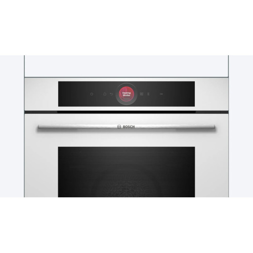 Духова шафа Bosch електрична, 71л, A+, дисплей, конвекція, білий