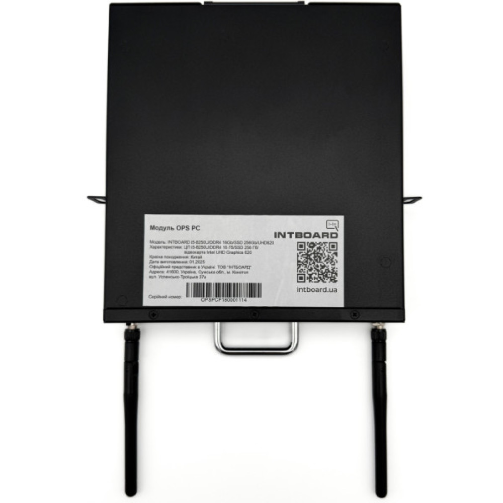 Комп'ютер Intboard OPS PC і5-8250U/DDR4/16Gb/SSD 256Gb/UHD620 (10735008)