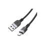 Дата кабель USB 2.0 AM to USB-C 1.0m silicone X109 Energy black HOCO (6942007636247)