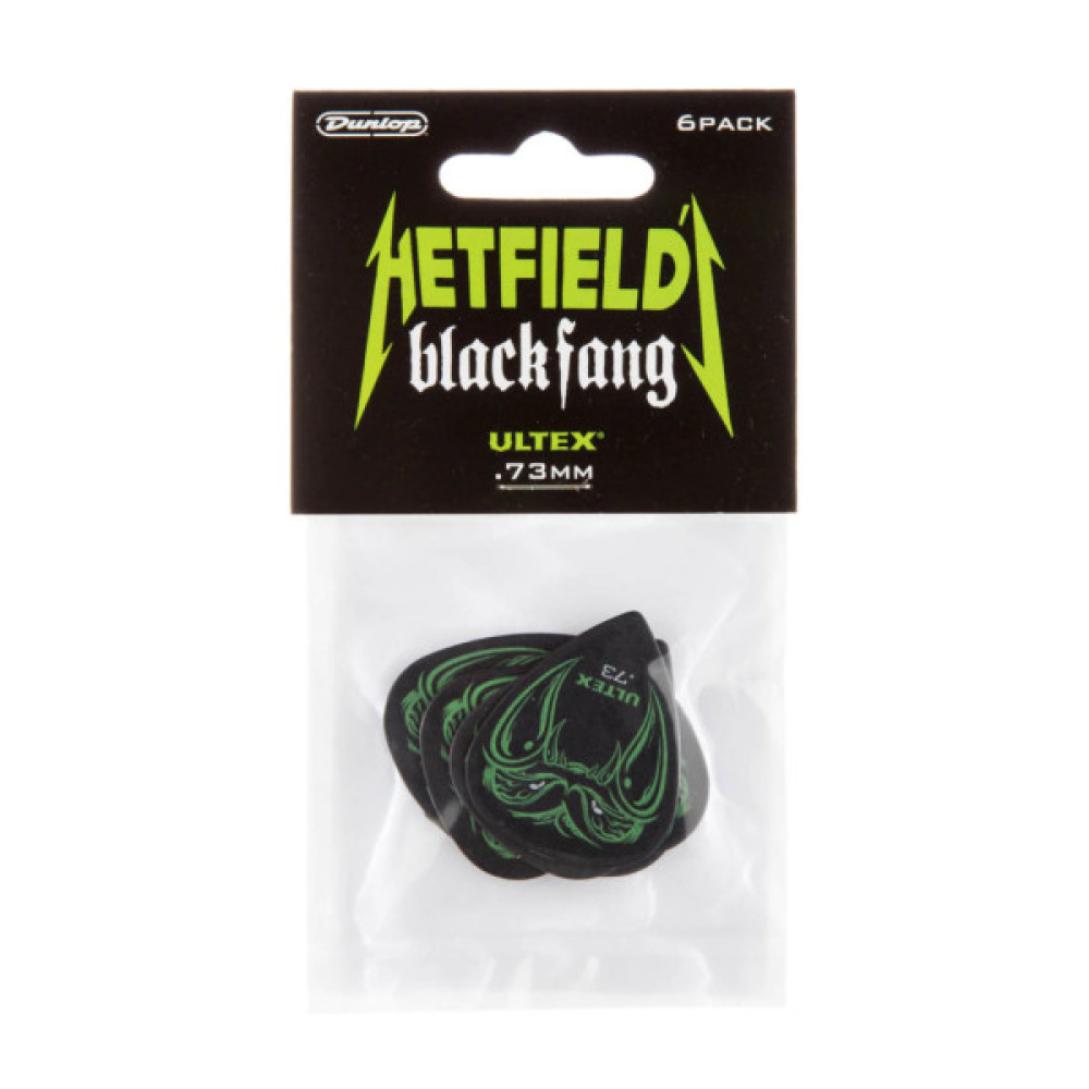 Медіатор Jim Dunlop Hetfield's Black Fang Pick .73mm 6 шт. (PH112P.73)