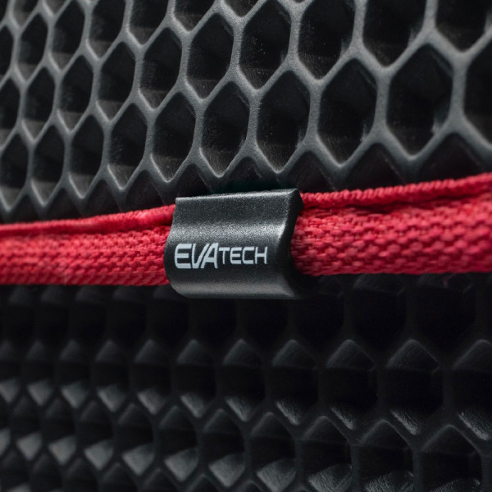 Сумка-органайзер EVAtech M-PRO 32x50x30 см. Сота чорна з червоним кантом (BS13642OM3SBR)