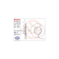 Гальмівний диск Brembo 09.A758.11