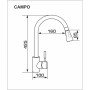 Змішувач GRANADO Campo marron (gz0506) Змішувач GRANADO Campo marron (gz0506)