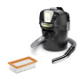 Пилосос для збору золи акумуляторний Karcher AD 2 Battery, 18В, контейнер 14л, 3.9кг, без АКБ та ЗП