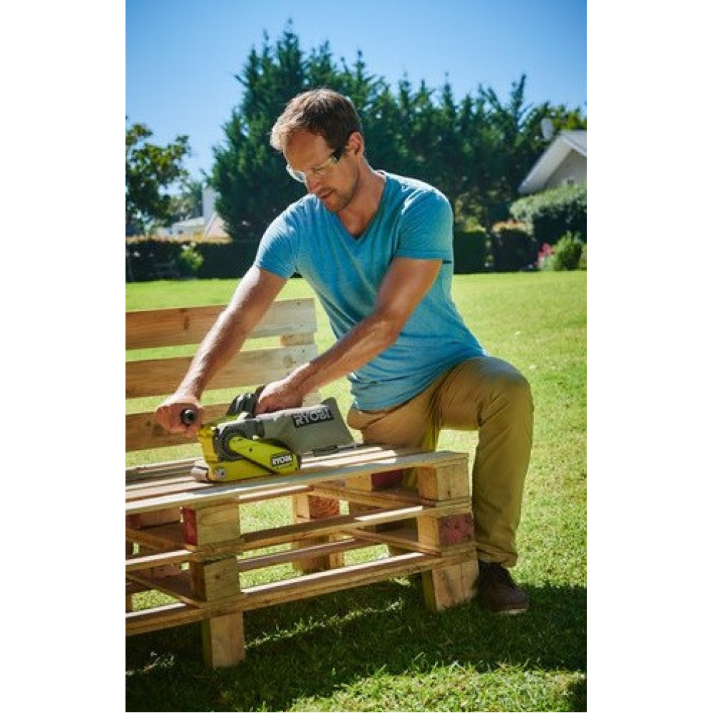 Шліфмашина стрічкова акумуляторна Ryobi ONE+ R18BS-0 18В 76мм 2.7кг без АКБ та ЗП