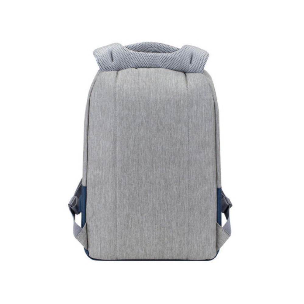 Рюкзак для ноутбука RivaCase 15.6" 7562 Anti-theft, water-repellent, Grey / Dark Blue (7562Grey/DarkBlue)